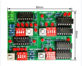 Gate Circuit Combinational Logic Circuit Analysis Assembly Testing DIY Kits