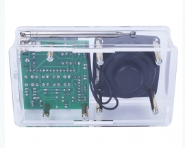 DIY Kit FM Radio Module, Adjustable 76-108MHz Wireless Receiver LCD Display, DC 5V FM Digital Radio Electronic Soldering Kits