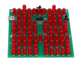 LED Red Double Happiness Light DIY Electronics Kit 84pcs LEDs Light Kits for Soldering Skill Learning and Practice
