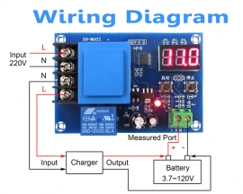 DC3.7V-120V Lead-acid Battery Voltage Monitor, Lithium Battery Charge Discharge Controller Protection Board