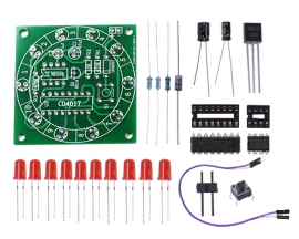 DIY Kit Electronic Lucky Wheel Sweepstakes DC 3V Lucky Turntable DIY Soldering Practice Kits