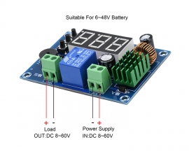 DC8V-60V Battery Voltage Monitor, Lithium Battery Undervoltage Protector Discharge Controller Protection Board