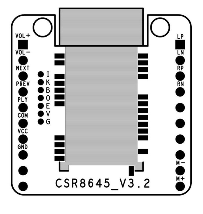 CSR8645 Bluetooth 4.1 Amplifier Board 5W+5W APT-X Stereo Receiver Amp Module 