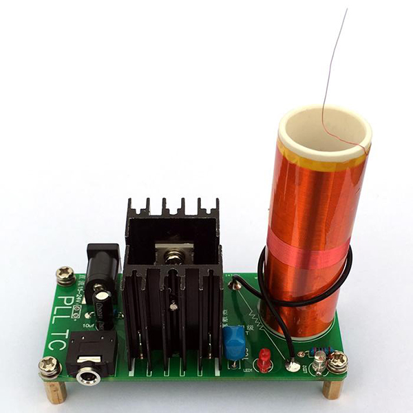 DC 15-24V 15W Mini DIY Music Tesla Coil Plasma Speaker Kit