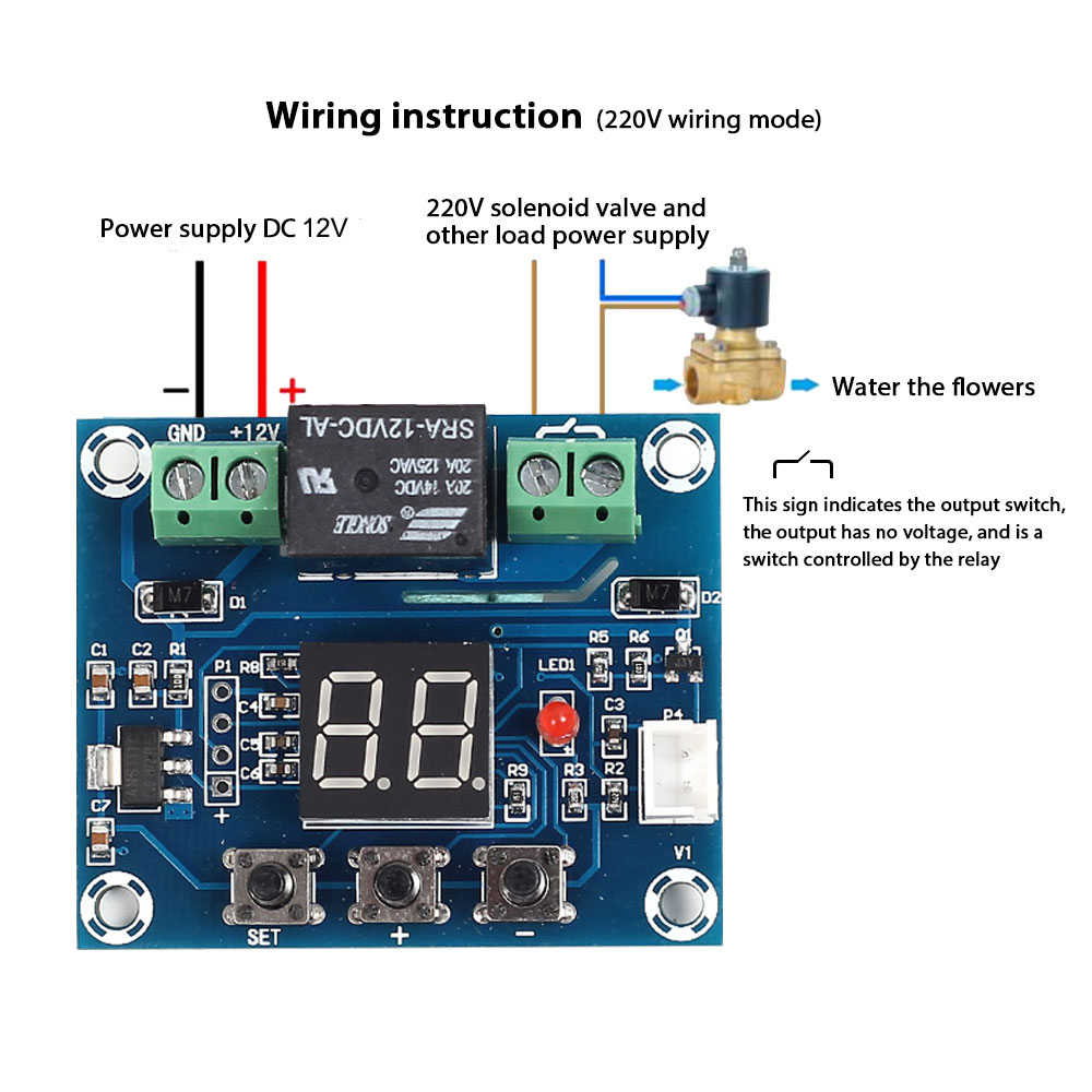 XHM214 12V Soil Humidity Sensor Irrigation System Automatic Watering