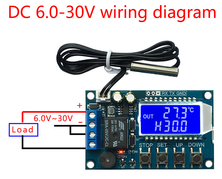 Digital Thermostat Precision LCD Display Temperature Controller Module Good 