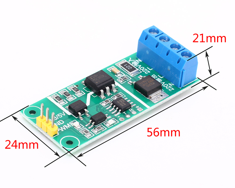 Details about / DTY-220D40G fully isolated single-phase AC voltage regulator module 4-20mA
