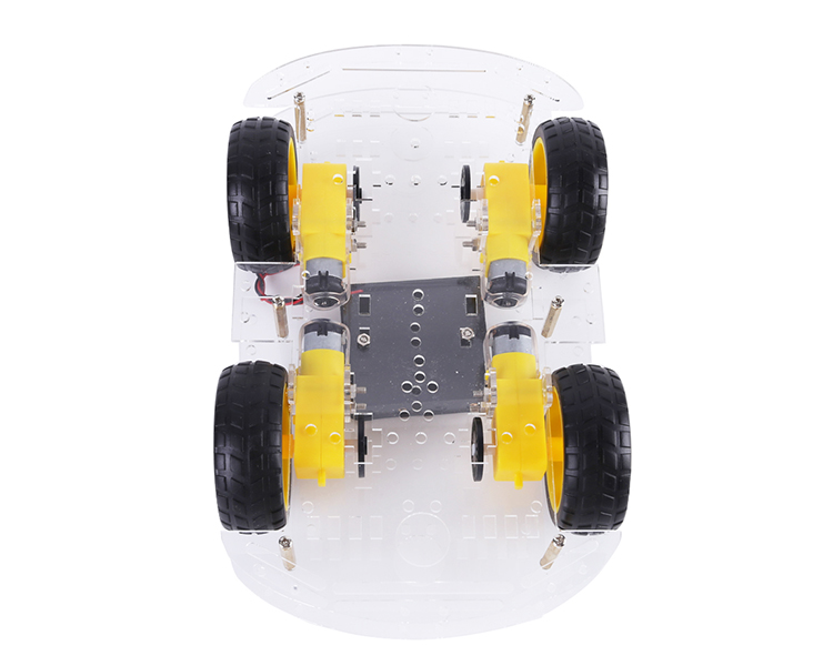 Smart Car Kit Double-layer Chassis 4WD Speed WIFI Intelligent