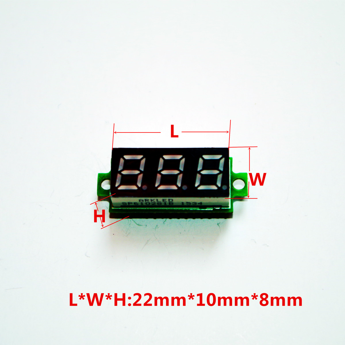 ME-TM11123 Red Digital Thermometer LED Temperature Display