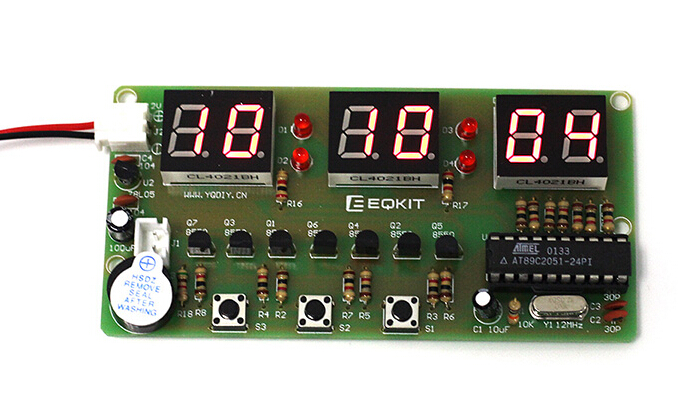 New C51 6 Bits Digital Electronic Clock Electronic Production Suite DIY Kits UK 