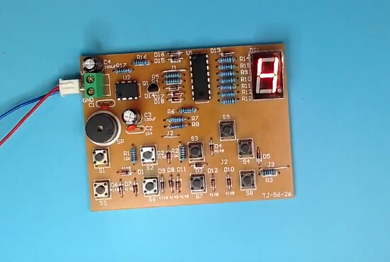 Digital Responder DIY Kit Electronic Component CD4511 Soldering Practice hlLDP0 