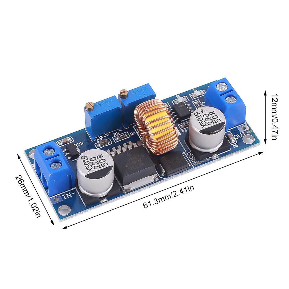 Adjustable Step Down Converter Module 10A 6 5V 48V to 1 25V 30V Power Supply