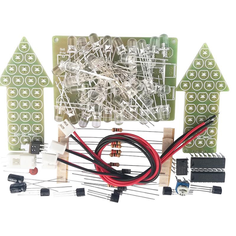 DIY Kit Analog Verkehrs Signal Anzeige Dual-Farbe LED Blinklicht