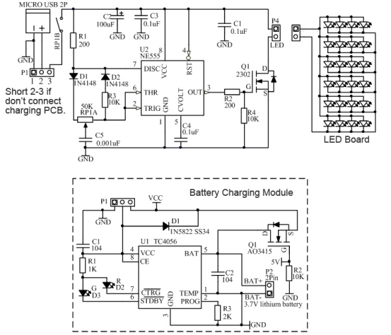 Simple USB Lamp Circuit - DIY Electronic Projects