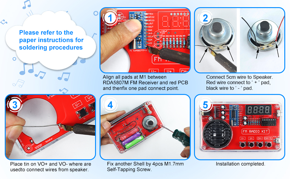DIY Bluetooth Speaker Kit – Electronics Soldering Practice & Assembly Project