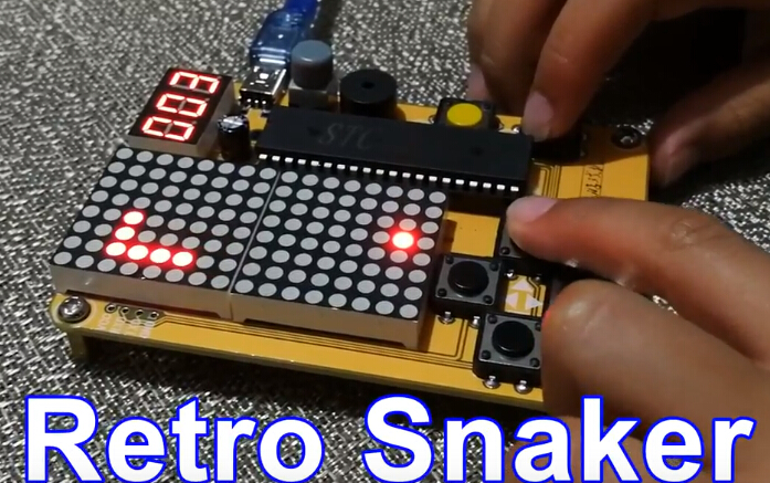 Eletrônico Fun Game Console Circuit Board, Microcontrolador Single Chip,  Snake Tetris, Kit De Solda - AliExpress