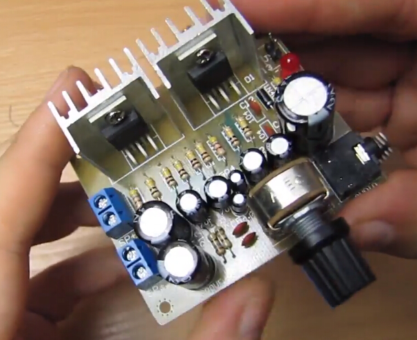 Small Amplifier Two Channel Speaker Audio Kit TDA2030 Mini Electronic DIY Produc 