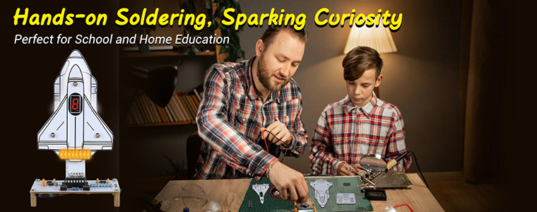 DIY Rocket Soldering Kit