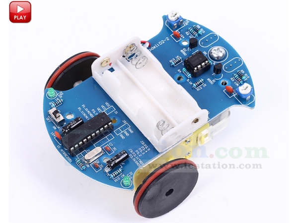 DIY Kit Intelligent D2-1 Line Follower Tracking Smart Car Robot