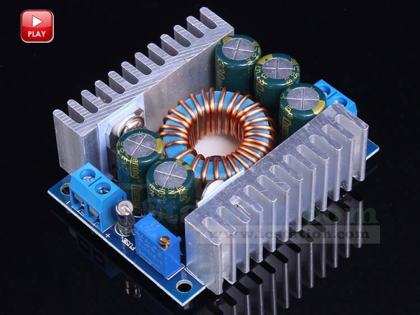 DC to DC High Power Step Down Buck Converter Adjustable Power Supply Module  12A DC 5-40V to DC 1.2-36V