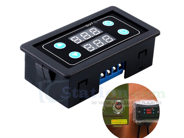 12V~220V Digital Intelligent Power Timer Switch Programmable Relay Control Timer 