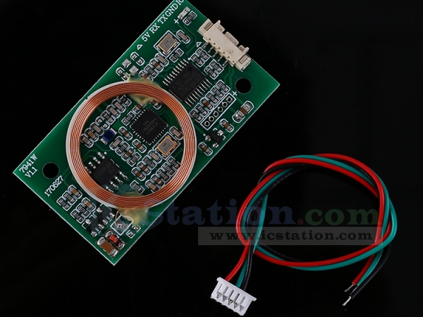 Dual Frequency Read/Write RFID Reader Writer Wireless Module UART 13.56MHz  125KHz for IC/ID/Mifare Card