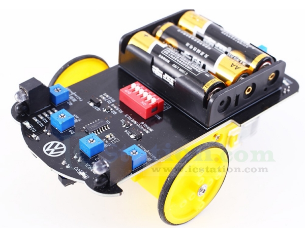 Intelligent Tracking Smart Car Suite DIY Kits TT Motor Obstacle