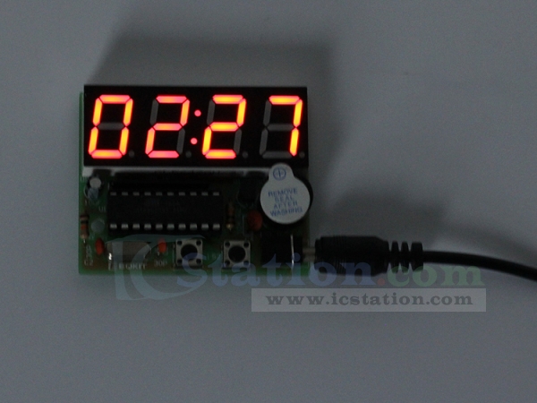 C51 4 Bits Digital Electronic Clock Electronic Production Suite DIY Kits NEW 