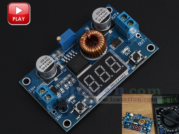 D-Planet [4-Pack] 5A DC-DC Adjustable Buck Converter 4~38v to 1.25-36v Step  Down Power Supply High Efficiency Voltage Regulator Module