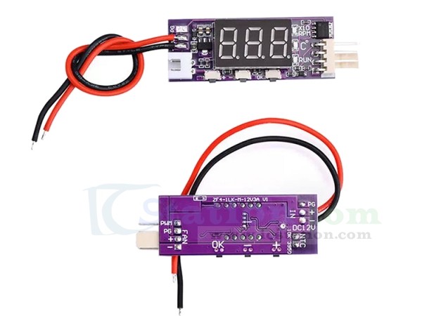 DC 12V 3A PWM Fan Speed Control Module | Temperature Controller NTC Sensor
