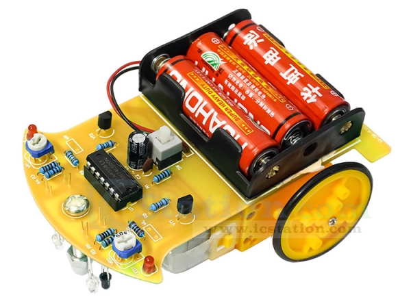  Smart Car DIY Kit - Intelligent Tracking Car Kit with