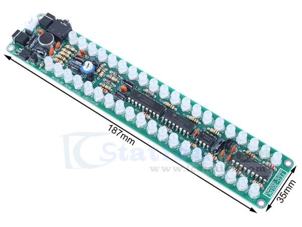 DIY Music Audio Spectrum Indicator Kit - Electronic Soldering Practice Kits
