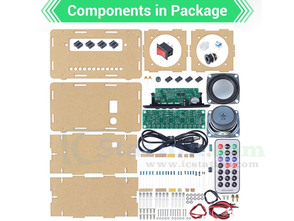 DIY Kit FM Radio Bluetooth Amplifier Circuit Diagram