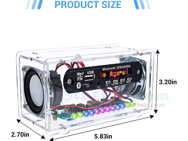 DIY Kit FM Radio Bluetooth Amplifier Circuit Diagram