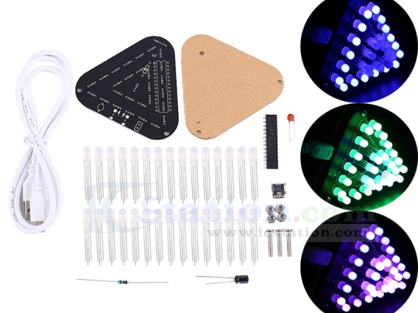 DIY Kit Sound Controlled LED Lighting Glasses from ICStation on Tindie