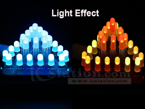 Diy Kit 5mm Rgb Led Flashing Lamp Ring Light Module Breathing Gradient Color Decorative Lights - Diy Lighting Kits Ring Flashing Light