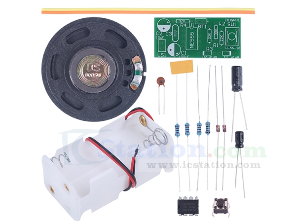 NE555 Doorbell DIY Kit for Electronic Soldering Practice