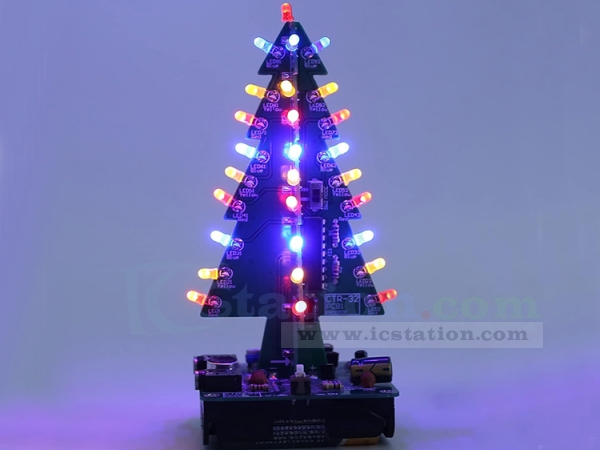 Snowman christmas tree discount light and sound show