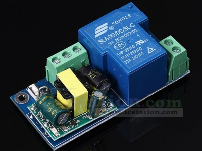 Wifi Relay Switch Module High Power Self-Lock Mode AC 220V 6.8x3.3x2.6cm for Remote Control