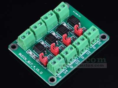 PC817 4 Channel Optocoupler Isolation Opto Isolator Module Voltage Converter Module 3.6-30V
