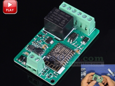 DC 7-30V ESP8266 WIFI Relay Module ESP-12F Network Relay Module 220V 10A Development Board Module for Smart Home