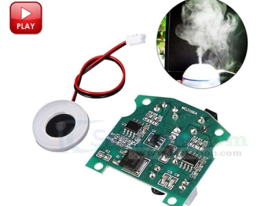 20mm 113KHz Ultrasonic Mist Maker Fogger Atomizer Ceramic Discs with Power Driver Board for Desktop Mini Humidifier