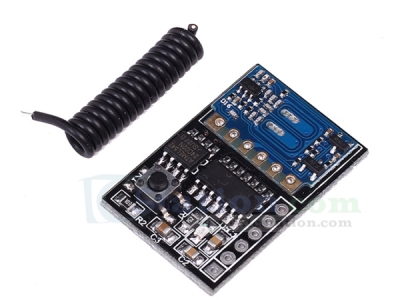 433MHz 4 Channel Wireless Receiver Board Module Inching Interlock Self Locking Modes 4.5-5.5V