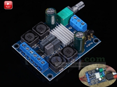 TPA3116D2 50W+50W Class D Amplifier Dual Channel Stereo Audio Digital Power Amplifier Board 2x50W Adjustable Volume