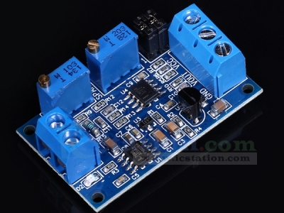 Current to Voltage Converter Module Amp to Volt Transmitter 4-20mA to 0-3.3V/5V/10V Signal Conversion Board Module