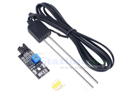 Soil Moisture Hygrometer Detection Humidity Sensor Module Corrosion Resistance Probe DC 3.3-12V for Arduino