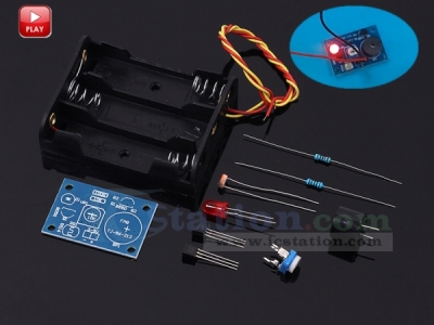 DIY Kit Photosensitive Sound Light Sensor Alarm Kit Electronic Production Parts DIY Module