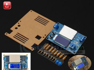 DC-DC 12A Step Down Power Supply Module LCD Display Constant Voltage Constant Current Adjustable Buck Converter CVCC Adapter