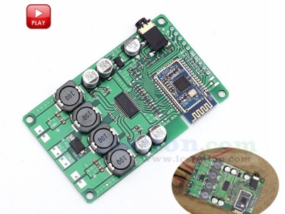 Bluetooth-compatible Power Amplifier Board 2x15W 2x10W Support AUX Audio Support Change Name and Password