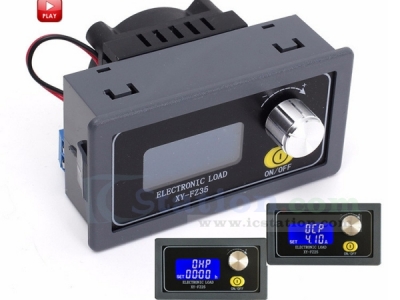DC Electronic Load Tester Battery Capacity 35W 5A Adjustable Constant Current Aging Resistor Discharger LCD Voltage Current Power Display